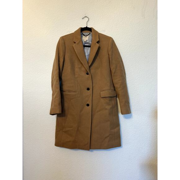 J.Crew Wool Top Trench Coat - Picture 2 of 6